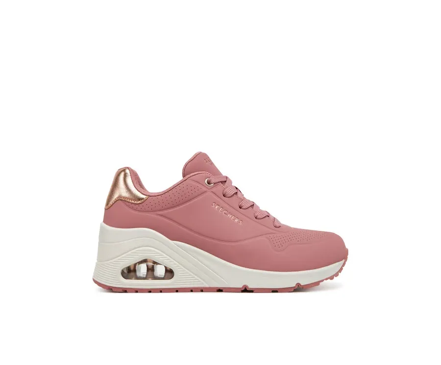 obrazek 1 Skechers Sneakersy Uno Wedge - HI Steps 177520/ROS Różowy