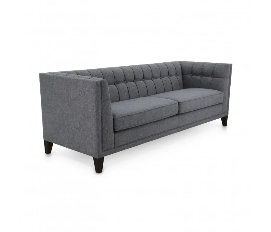 obrazek 3 Szara wygodna sofa 4-osobowa w nowoczesnym stylu - Sevensedie