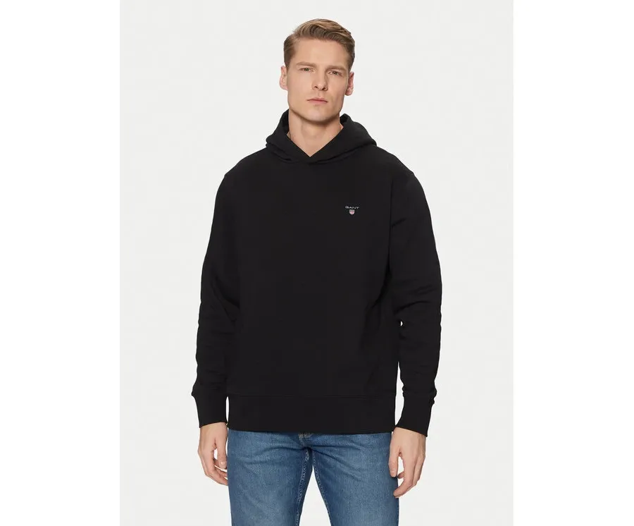 obrazek 1 Gant Bluza Original Shield 2014016 Czarny Regular Fit