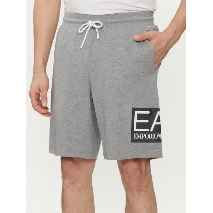 Zdjęcie EA7 Emporio Armani Szorty sportowe 3DPS63 PJ05Z 3905 Szary Regular Fit