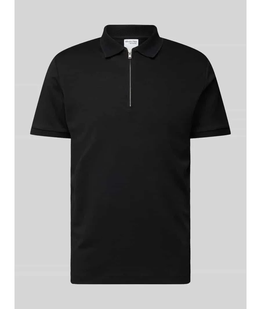obrazek 1 Koszulka polo z krótkim zamkiem błyskawicznym model ‘FAVE’