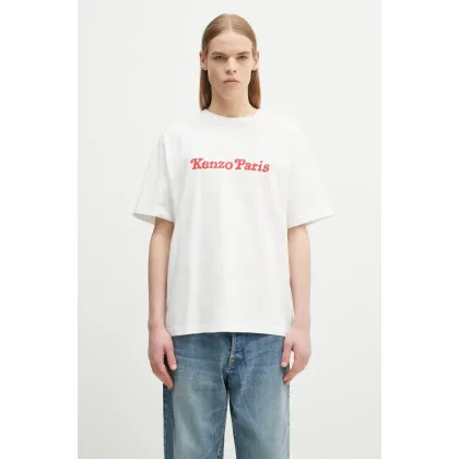Zdjęcie Kenzo t-shirt bawełniany x Verdy kolor biały z nadrukiem FF58TS4814SG.02