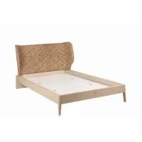 Picture Exclusive bed with an upholstered, curved headboard for a youth room - Cilek