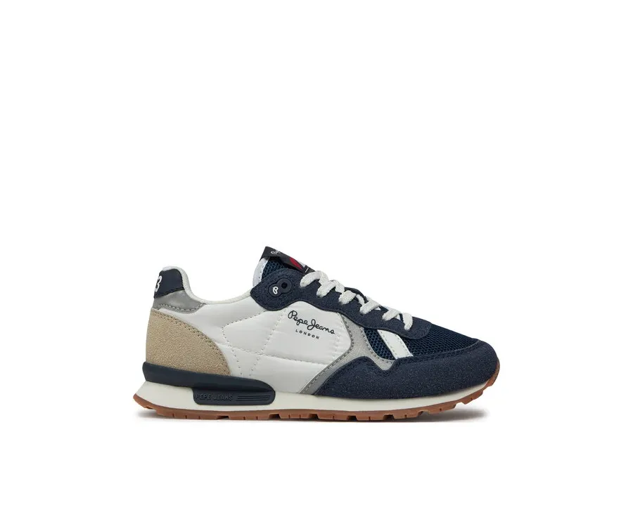 obrazek 1 Pepe Jeans Sneakersy Brit Young B PBS40003 Granatowy