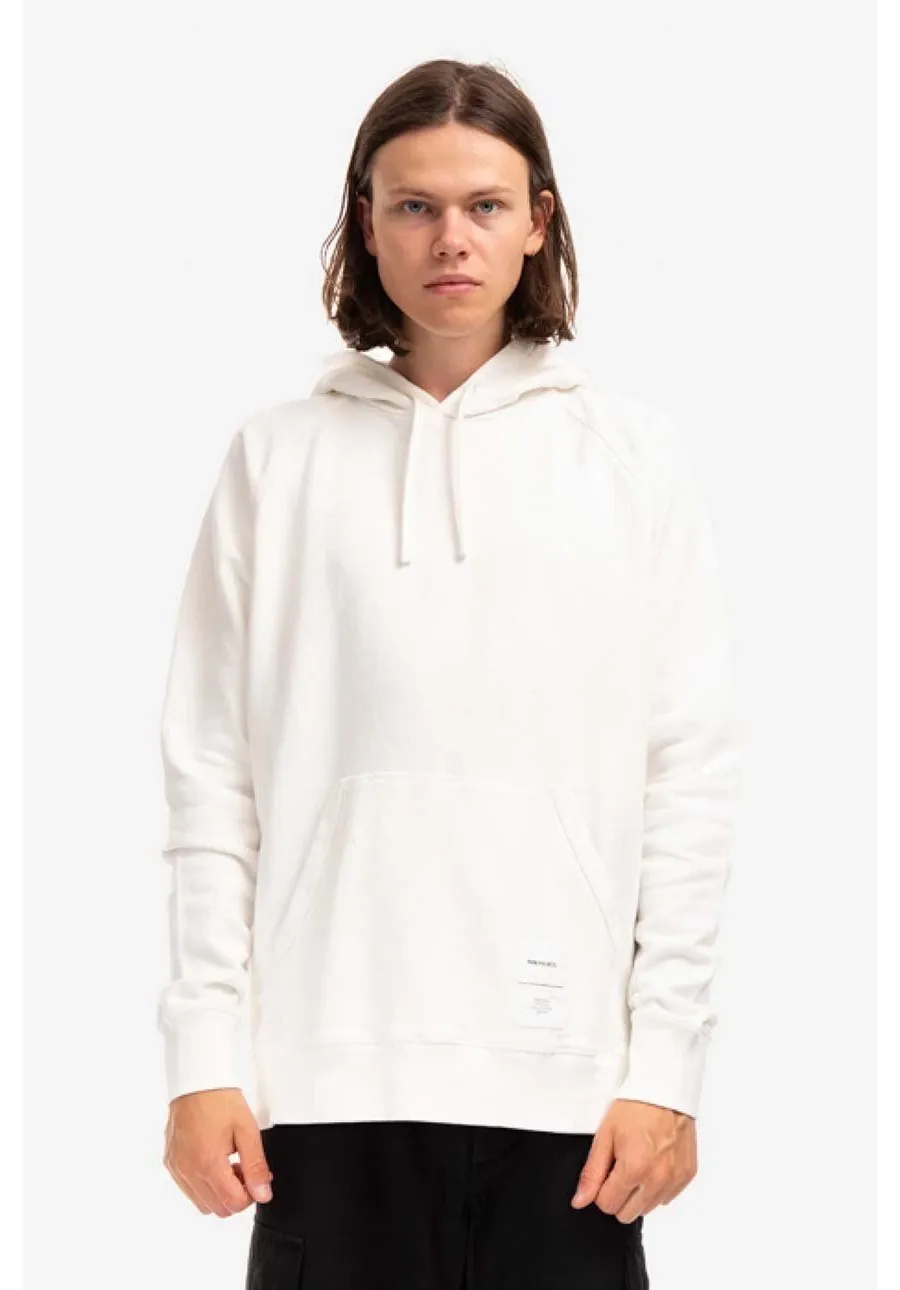 obrazek 1 Norse Projects bluza bawełniana męska kolor beżowy z kapturem gładka N20.1294.0957-0957