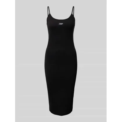 Zdjęcie Tommy Jeans Sukienka letnia Script DW0DW20330 Czarny Slim Fit