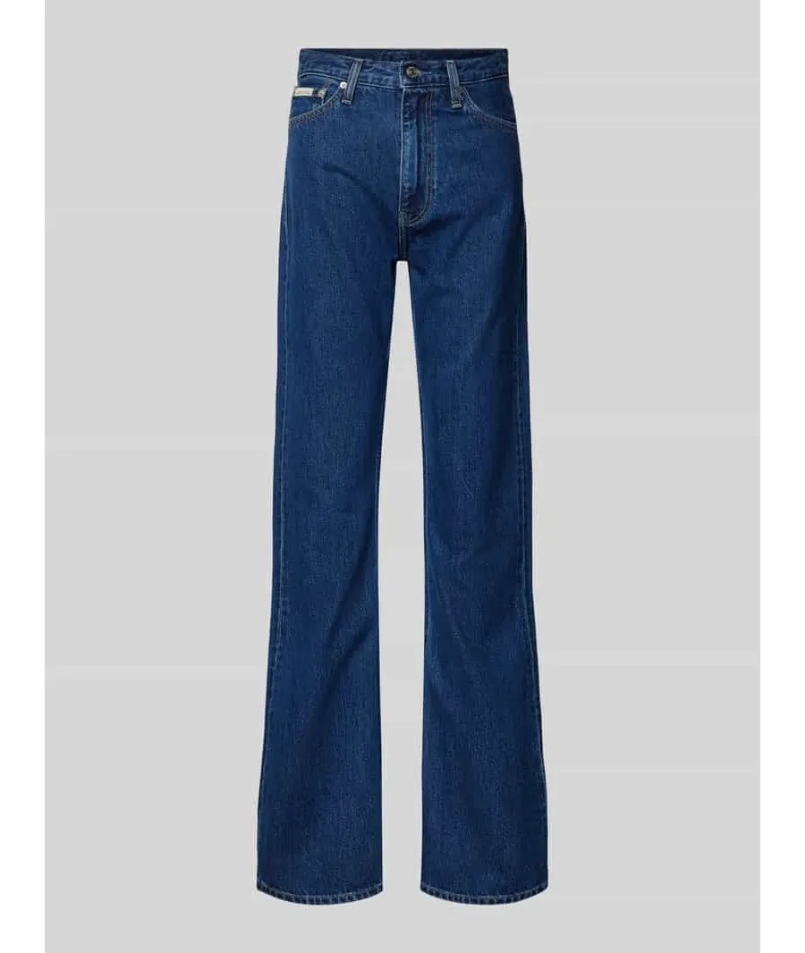 obrazek 1 Jeansy z poszerzaną nogawką i 5 kieszeniami