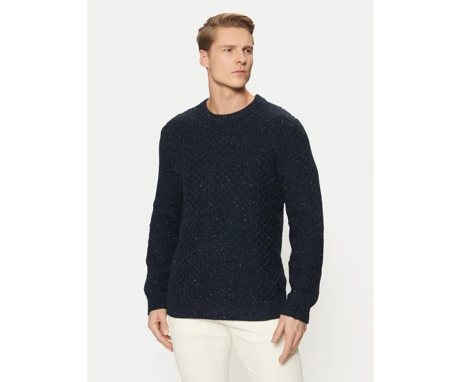 obrazek 1 Tom Tailor Sweter 1044537 Granatowy Regular Fit