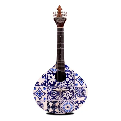 Zdjęcie Designerska gitara wykonana z drewna - Malabar