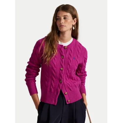 Zdjęcie Polo Ralph Lauren Kardigan 211972104006 Różowy Slim Fit