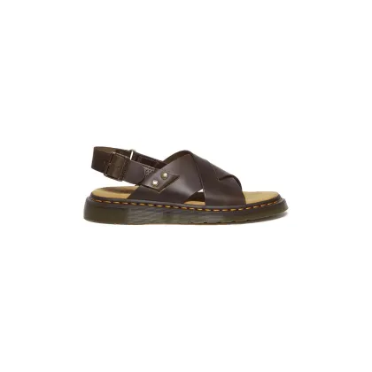 Zdjęcie Dr. Martens sandały skórzane Zane kolor brązowy DM31577375