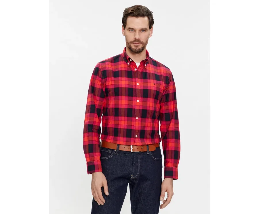 obrazek 1 Tommy Hilfiger Koszula MW0MW33780 Czerwony Regular Fit