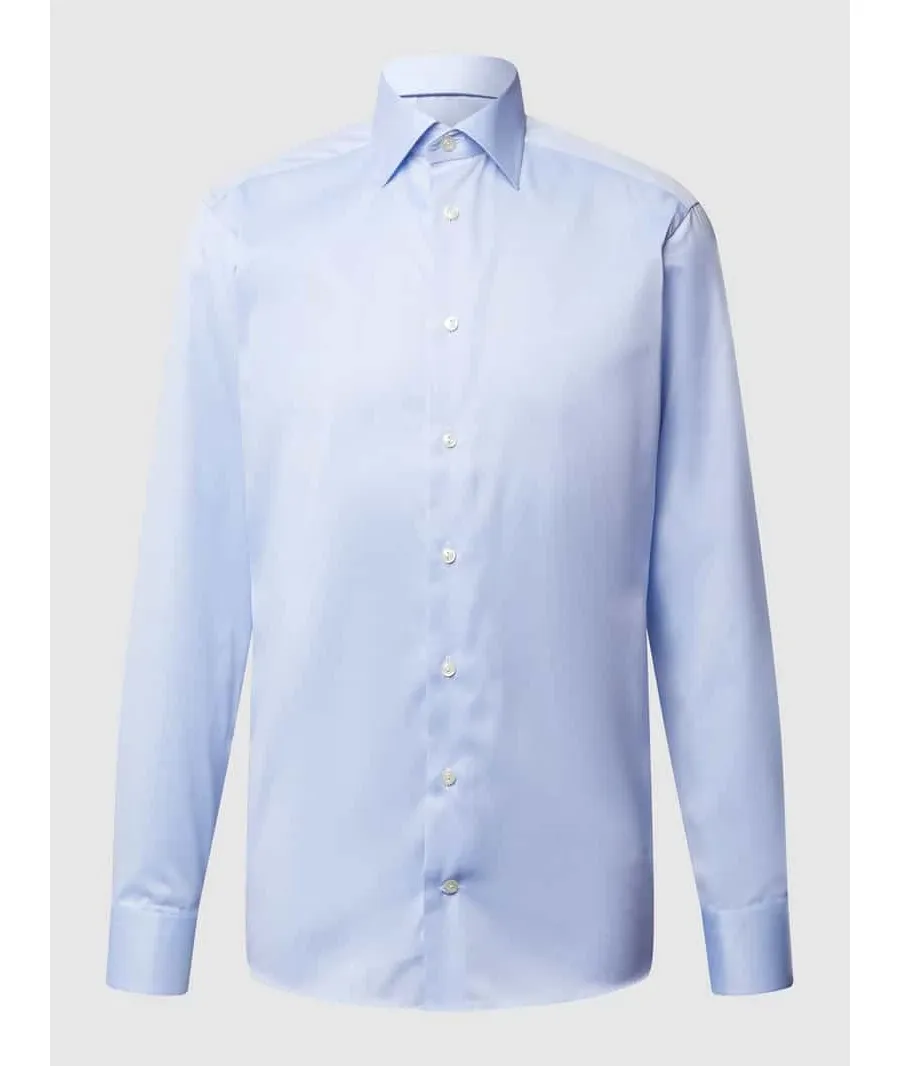obrazek 1 Koszula biznesowa o kroju slim fit z diagonalu