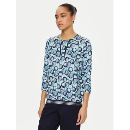 Zdjęcie Olsen Bluzka 11104986 Niebieski Regular Fit