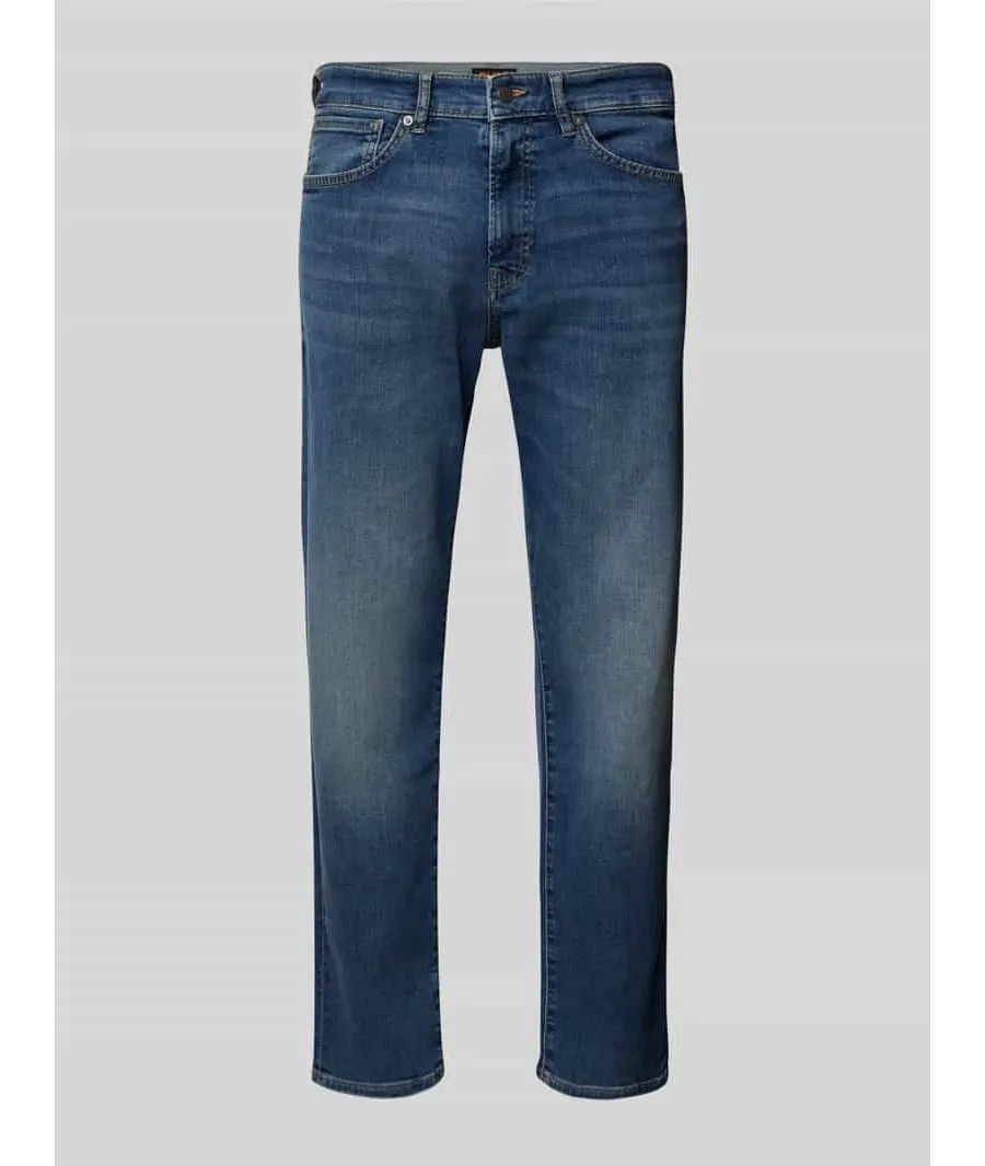 obrazek 1 Jeansy o kroju regular fit z 5 kieszeniami model ‘MAINE’