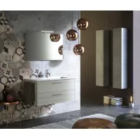 Picture Luxurious minimalist bathroom furniture set