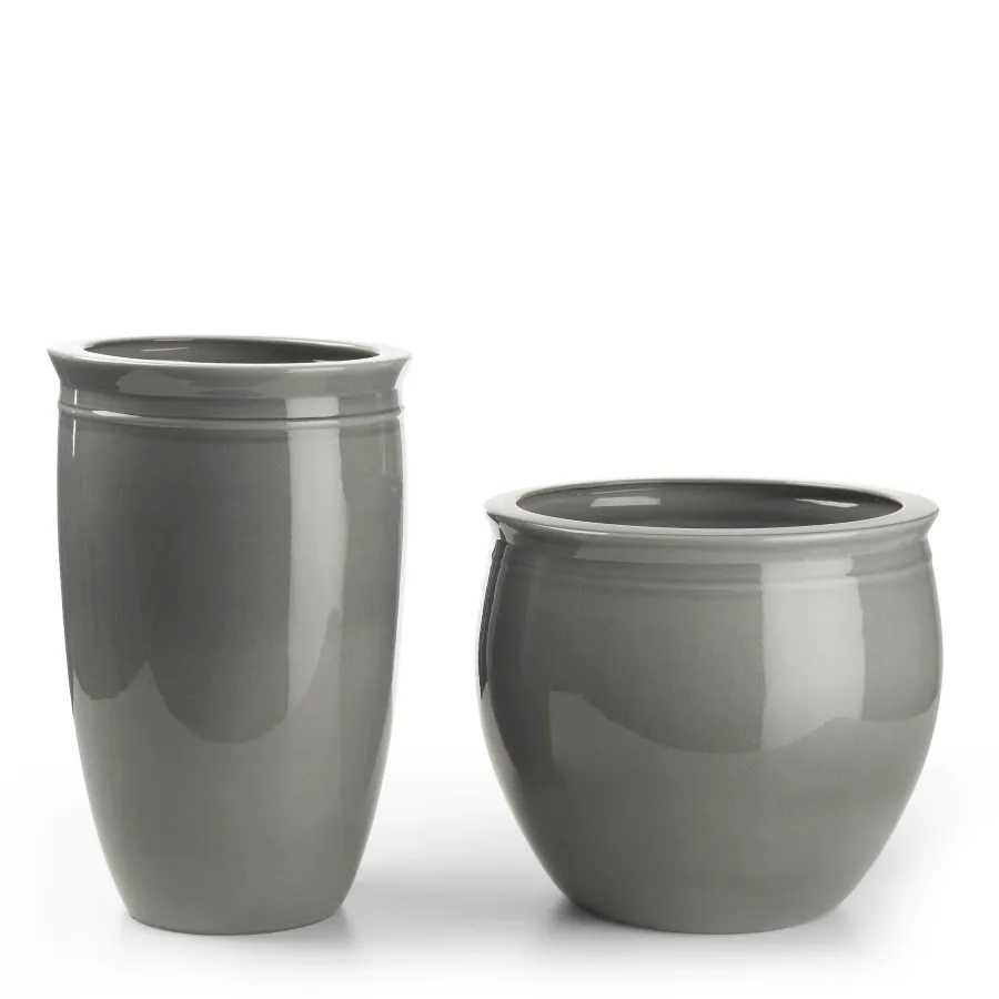 obrazek 3 Stylowa donica ceramiczna H.42xL.46xD.Int.37 cm