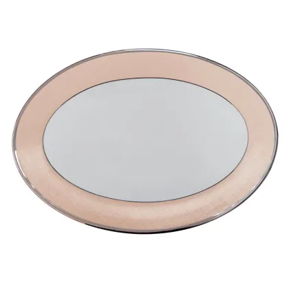 Zdjęcie Zjawiskowy porcelanowy owalny półmisek 39 cm