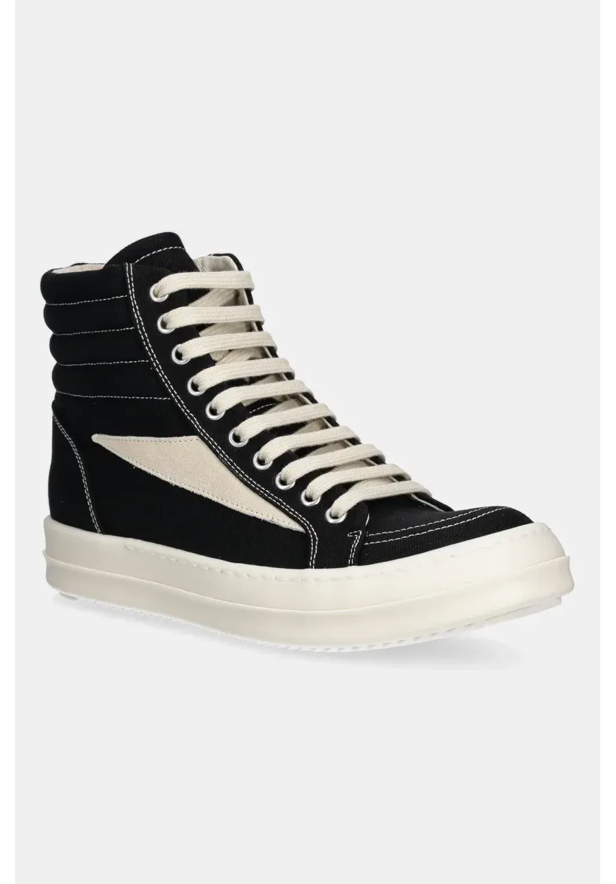 obrazek 1 Rick Owens Vintage High Sneaks kolor czarny DS01E3810.CVSLVS