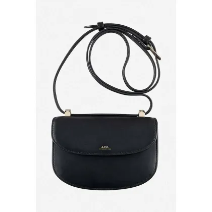 Zdjęcie A.P.C. torebka skórzana Geneve Mini kolor czarny PXAWV.F61415-BLACK