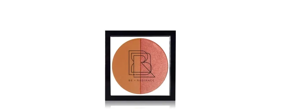obrazek 1 BE + RADIANCE Set + Glow Probiotic Powder + Highlighter Paleta rozświetlaczy 10 g N°50
