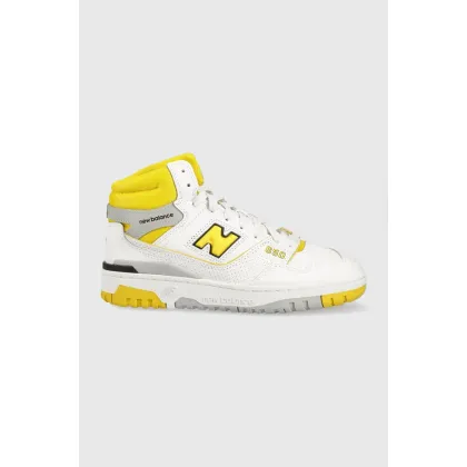 Zdjęcie New Balance sneakersy skórzane BB650RCG kolor biały BB650RCG-RCG