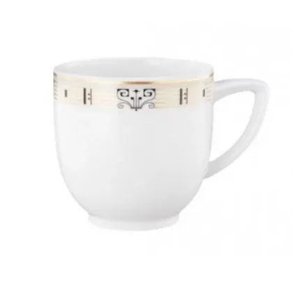 Zdjęcie Ekskluzywna porcelanowa filiżanka do espresso o delikatnym wyrafinowanym zdobieniu – Tettau