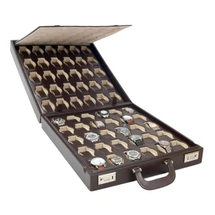 Zdjęcie Oryginalna skórzana walizka - na 60 zegarków!