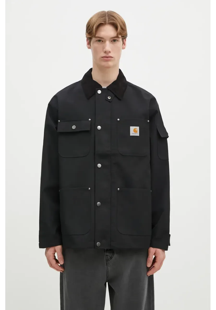 obrazek 1 Carhartt WIP kurtka Clapton Jacket męska kolor czarny przejściowa I034424.00EXX