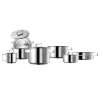 Zdjęcie 10-elementowy zestaw naczyń kuchennych ze stali nierdzewnej