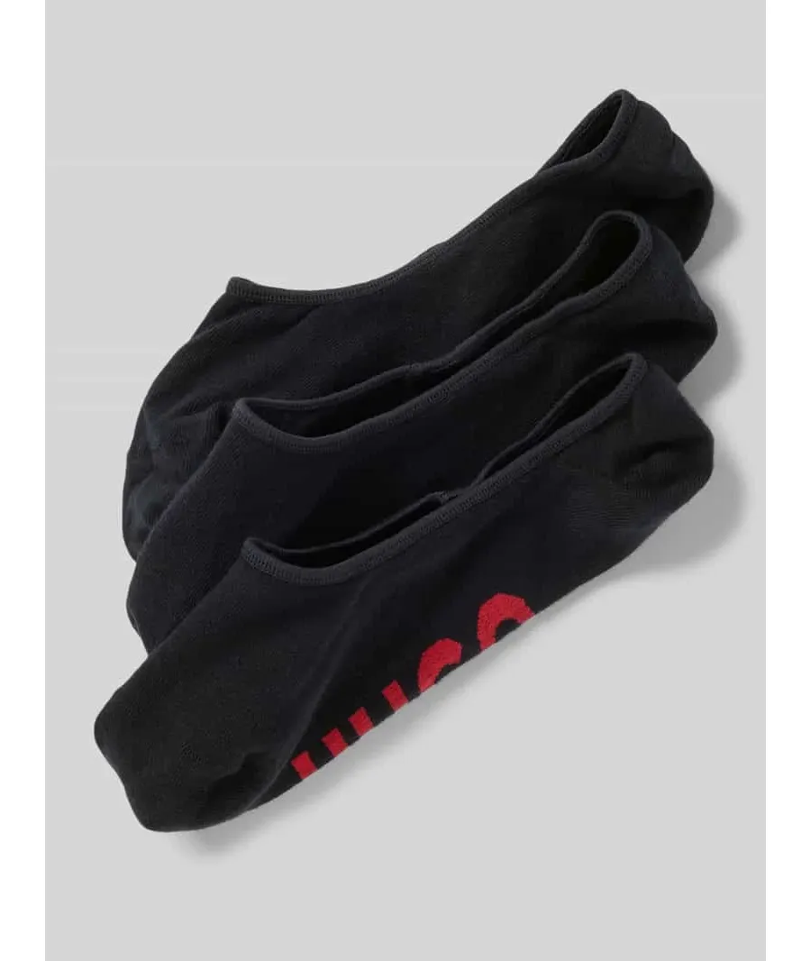 obrazek 1 Skarpetki stopki z nadrukiem z logo w zestawie 3 szt.