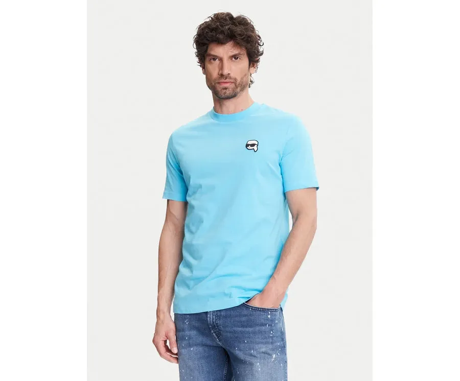 obrazek 1 KARL LAGERFELD T-Shirt 755710 552224 Niebieski Regular Fit