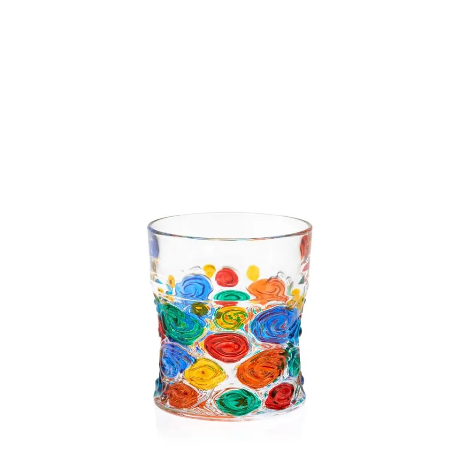 obrazek 1 Artystycznie malowany komplet 6 szklanek do wody (330ml)