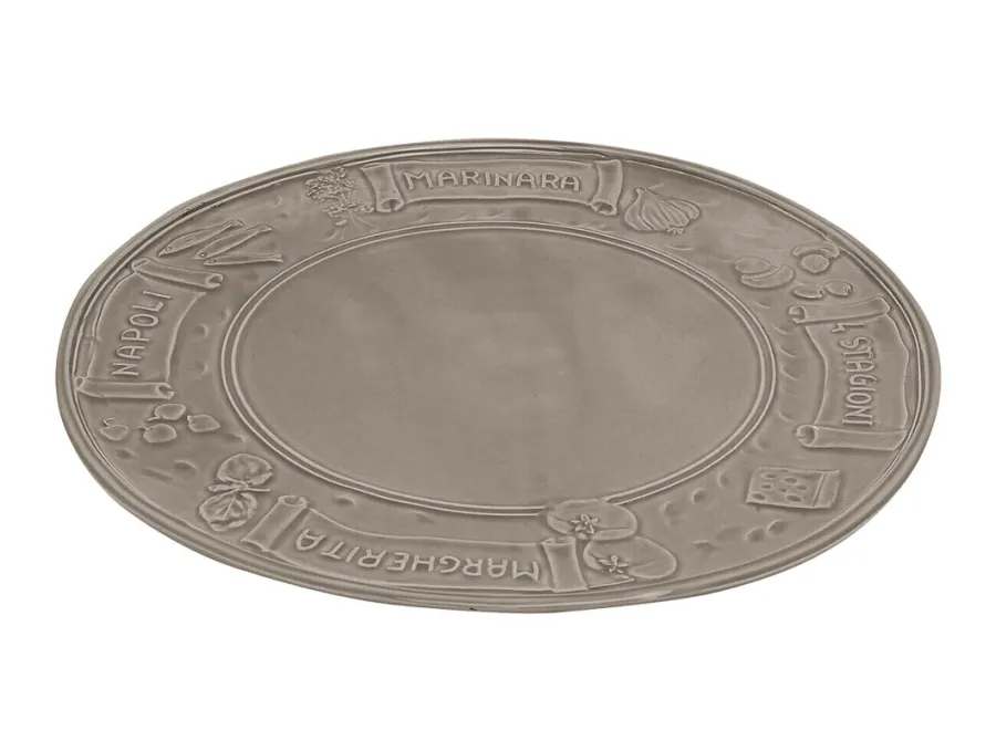 obrazek 2 Włoski stylowy talerz na pizzę 35 cm (różne kolory) - Virginia Casa