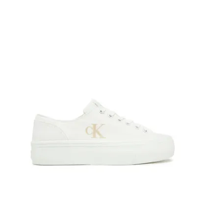 Zdjęcie Calvin Klein Jeans Tenisówki Vulc Flatform Low Cv Mg YW0YW01763 Biały
