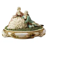 Picture Porcelain figurine of a woman and man
