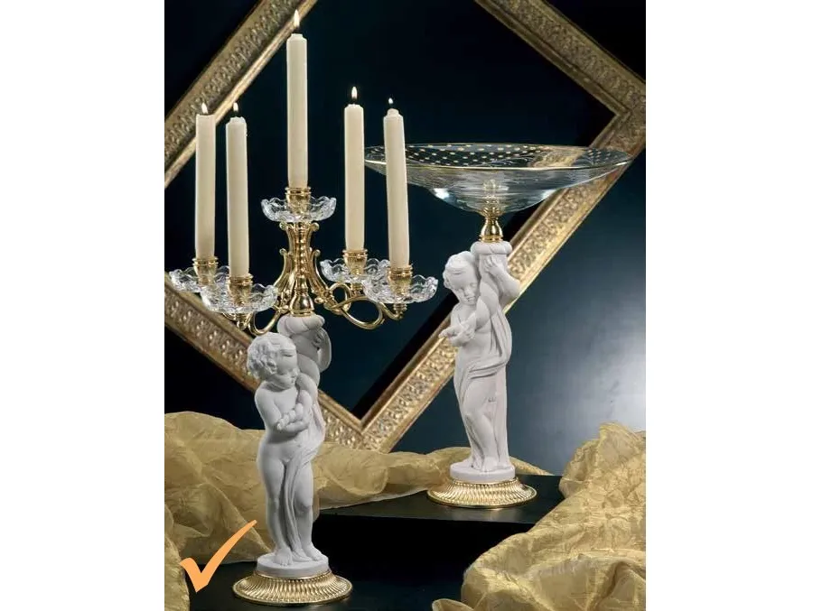 picture 1 Elegant candlestick with an angel