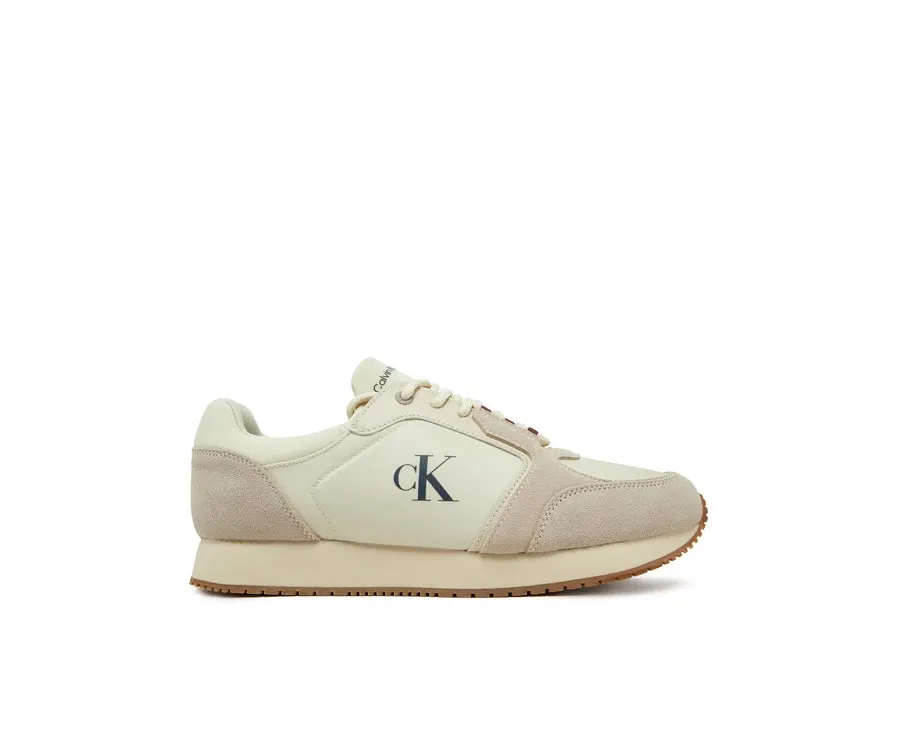 obrazek 1 Calvin Klein Jeans Sneakersy Retro Sock Runner Mg YM0YM01152 Beżowy