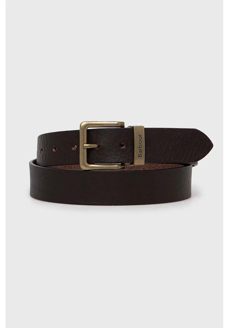 obrazek 1 Barbour pasek skórzany męski kolor brązowy