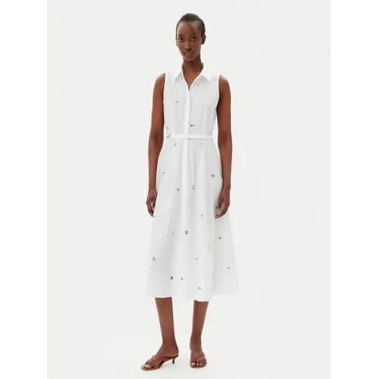 Zdjęcie Marella Sukienka koszulowa Ensign 2513221222 Biały Regular Fit
