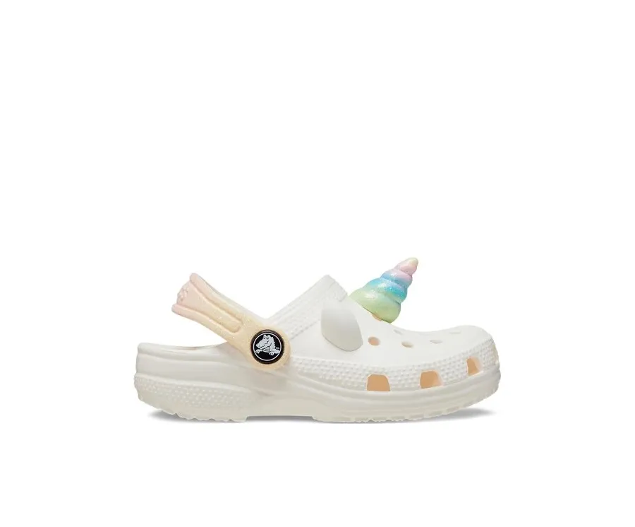 obrazek 1 Crocs Klapki Classic Iam Rainbow Unicorn Clog T 209701 Biały