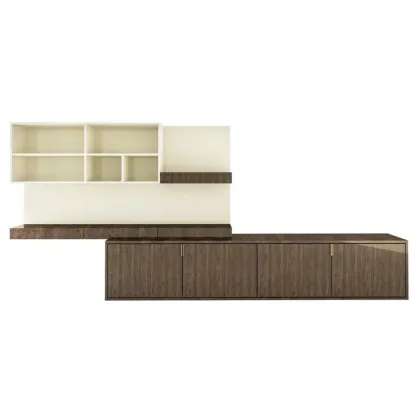 Zdjęcie Designerski regał wykonany z lakierowanego drewna - Ana Roque