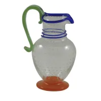 Picture Modernist glass jug and carafe by Gambaro & Taglipietra