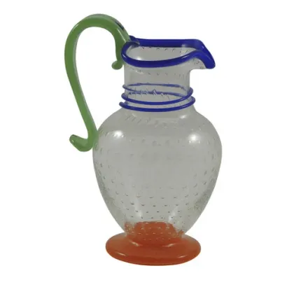 Zdjęcie Modernistyczny szklany dzbanek karafka marki Gambaro & Taglipietra