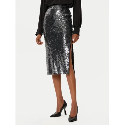Zdjęcie Rinascimento Spódnica midi CFC0019735002 Srebrny Regular Fit