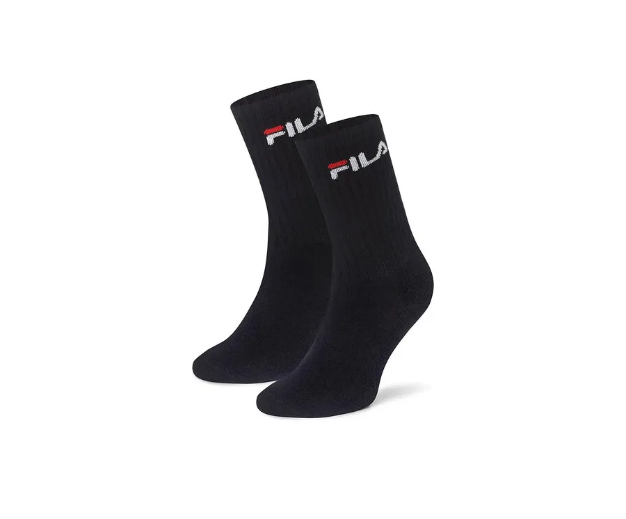 obrazek 1 Fila Skarpety Wysokie Męskie F4401-AW24 (2-pack) Czarny