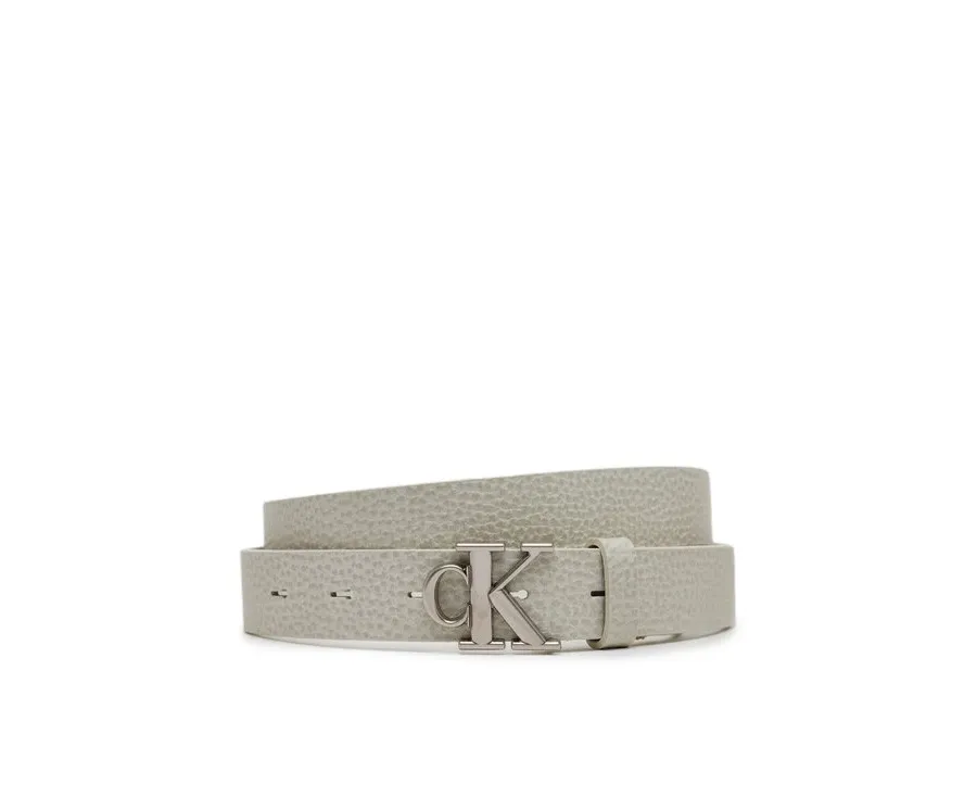 obrazek 1 Calvin Klein Jeans Pasek Damski Monogram Placque Buckle 25Mm LV04K7003G Biały