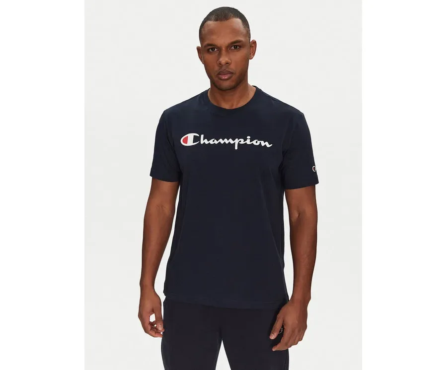 obrazek 1 Champion T-Shirt 220256 Granatowy Standard Fit