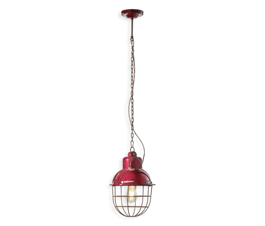 obrazek 6 Wyjątkowa włoska lampa wisząca retro Industrial