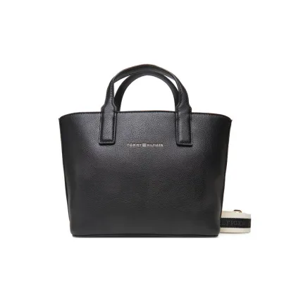 Zdjęcie Tommy Hilfiger Torebka Th Logotape Mini Tote AW0AW17448 Czarny